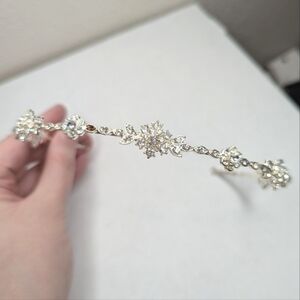 David's Bridal Floral Headband Tiara